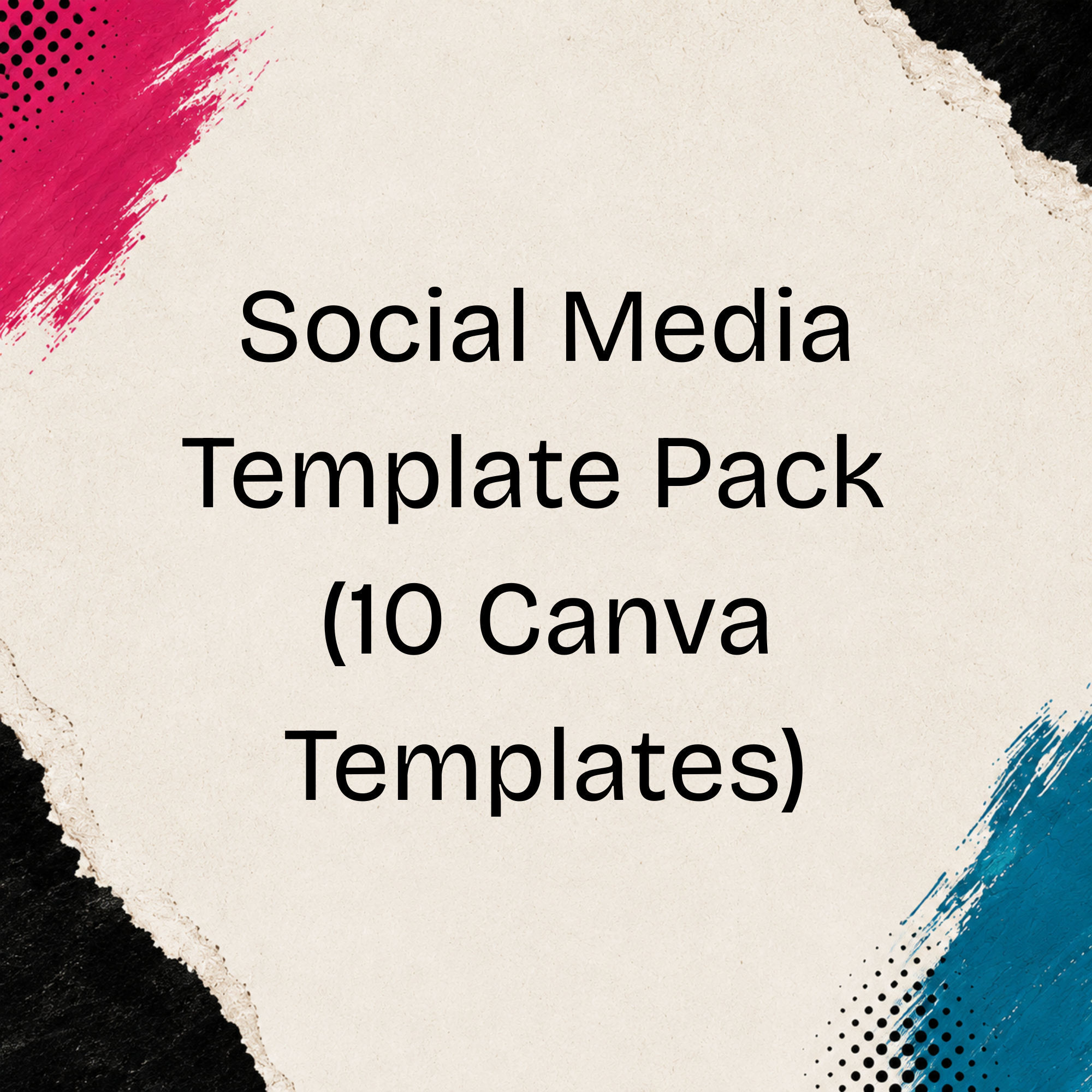 Social Media Template Pack (10 Canva Templates)